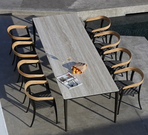 Meubles de terrasse design pour terrasse en bois à Namur, Liège et en Brabant wallon