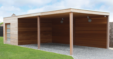 Carport en bois de qualité à Namur, Liège et en Brabant wallon