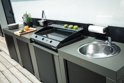 Découvrez les modules de cuisine extérieure disponibles chez Gillot Jardin