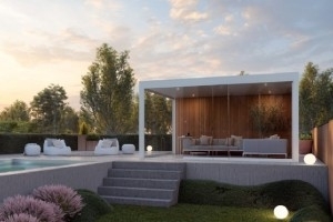 Meublez votre poolhouse avec un salon de jardin design cet été !